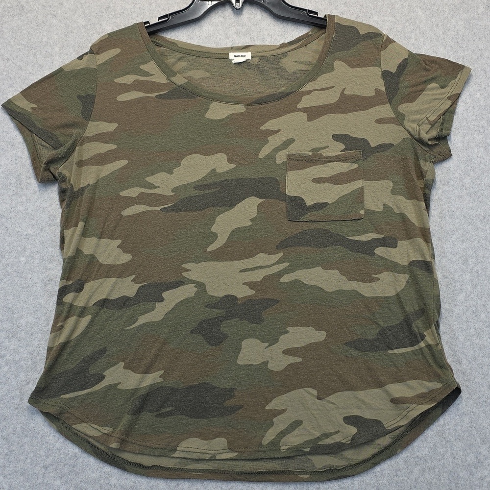 Garage camo shirt with pocket size L